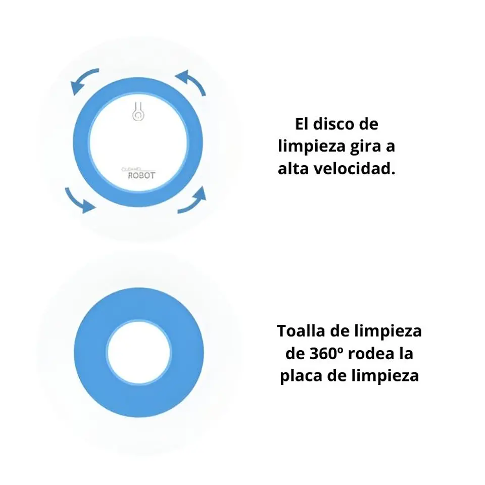Robot Limpiador Mopa Automático Trapeadora Smart Elegante 4