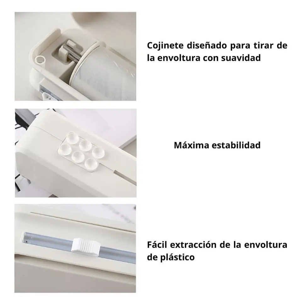 Máquina Dispensadora de Film Envoltura Plastico Para Comida 5
