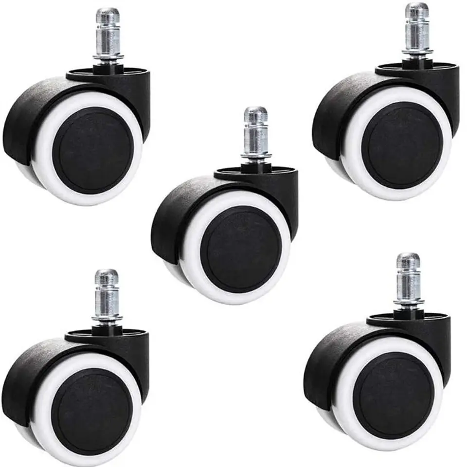 Pack 5 Ruedas Universal Silla Escritorio Oficina Repuesto 1