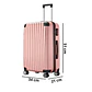 Maleta de Viaje Pequeña Expandible Resistente Con Cerradura - Miniatura 2