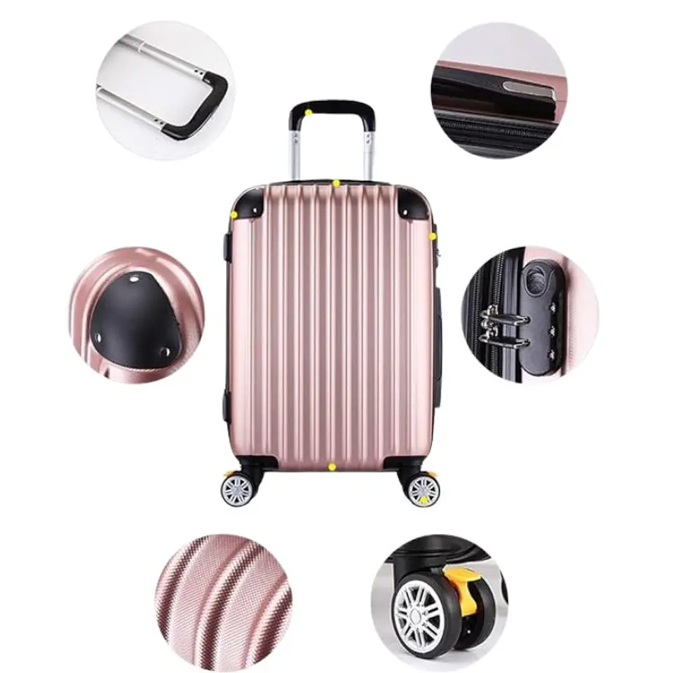 Maleta de Viaje Pequeña Expandible Resistente Con Cerradura 4
