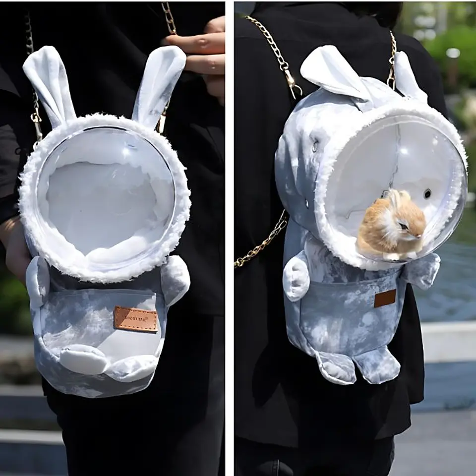 Bolsa De Viaje Transportadora De Hamster Chinchilla Roedores 6