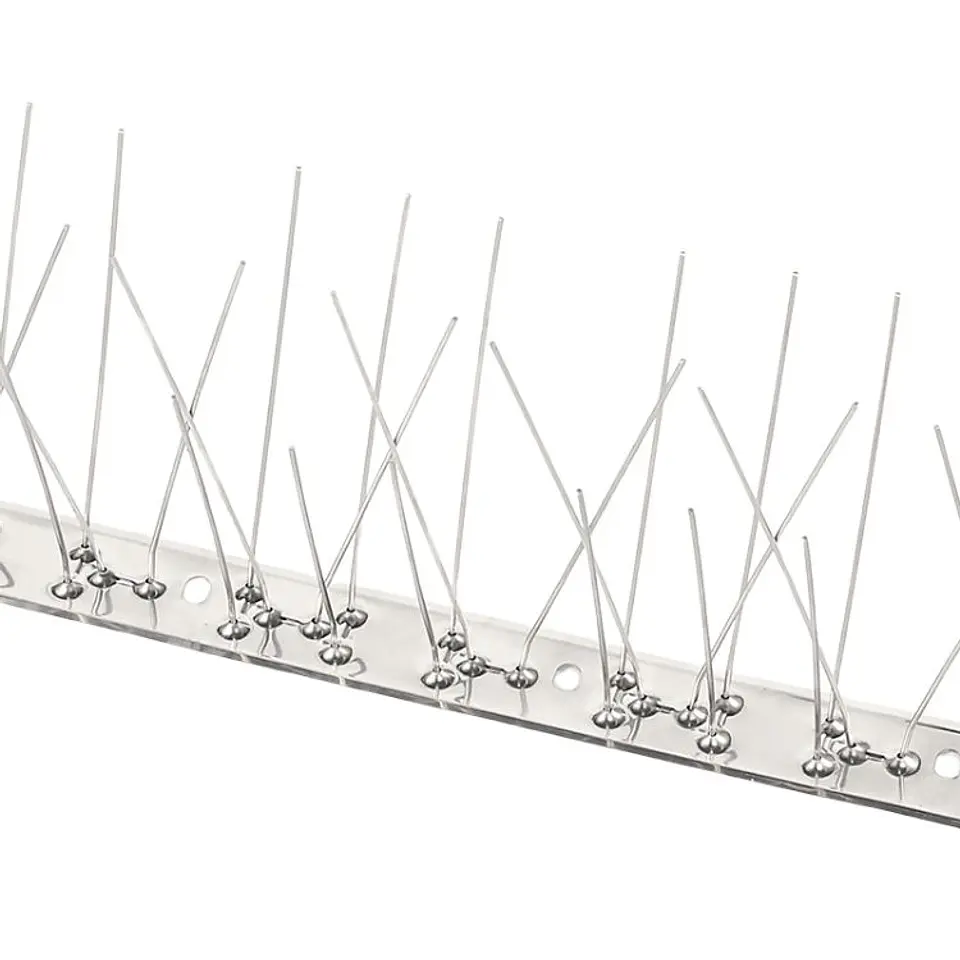 Pack 10 Trampa De Palomas Aves Pinchos Acero Inoxidable 3