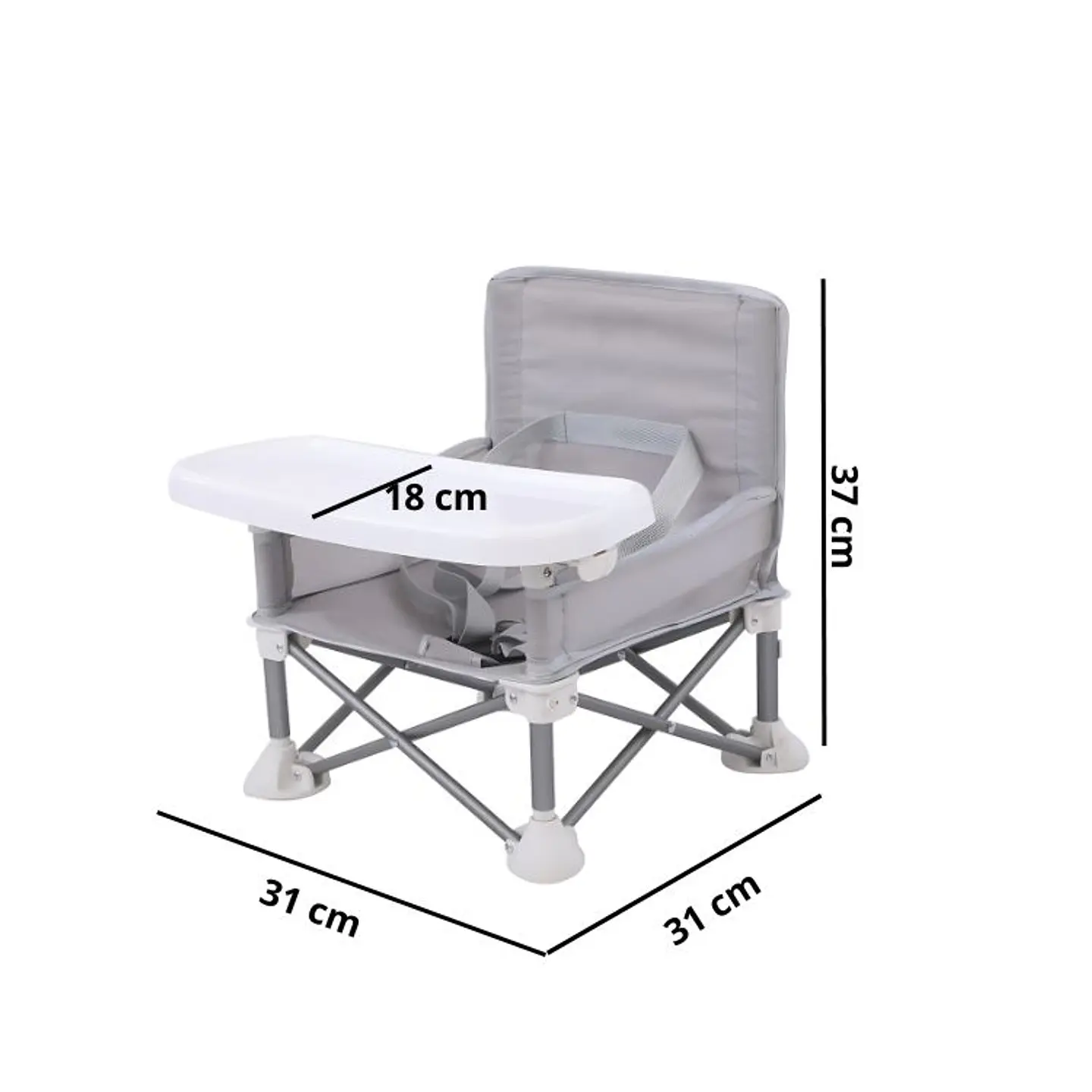 Silla Portatil Para Bebé Plegable Multifuncional 3