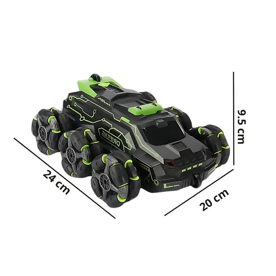 Auto De Acrobacias Todo Terreno Juguete 360° (control Dual) 12
