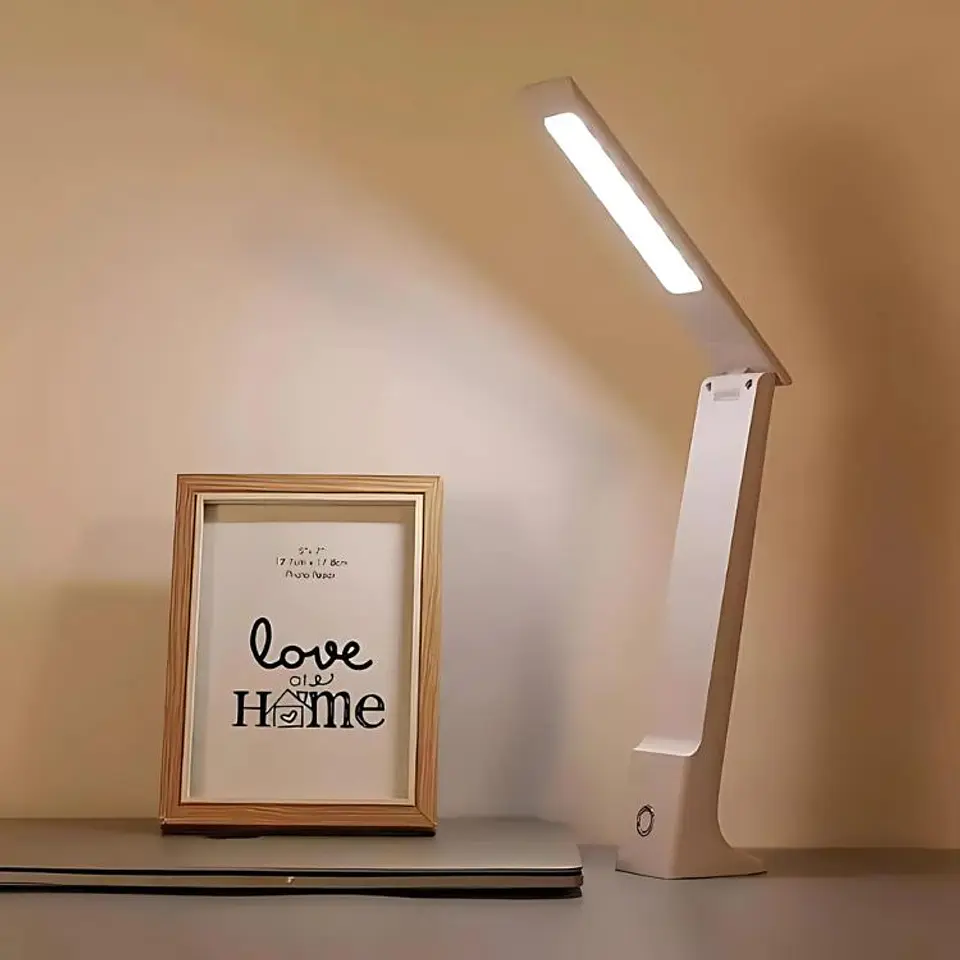 Lampara LED de Mesa Nocturna Escritorio Protección Ocular  4