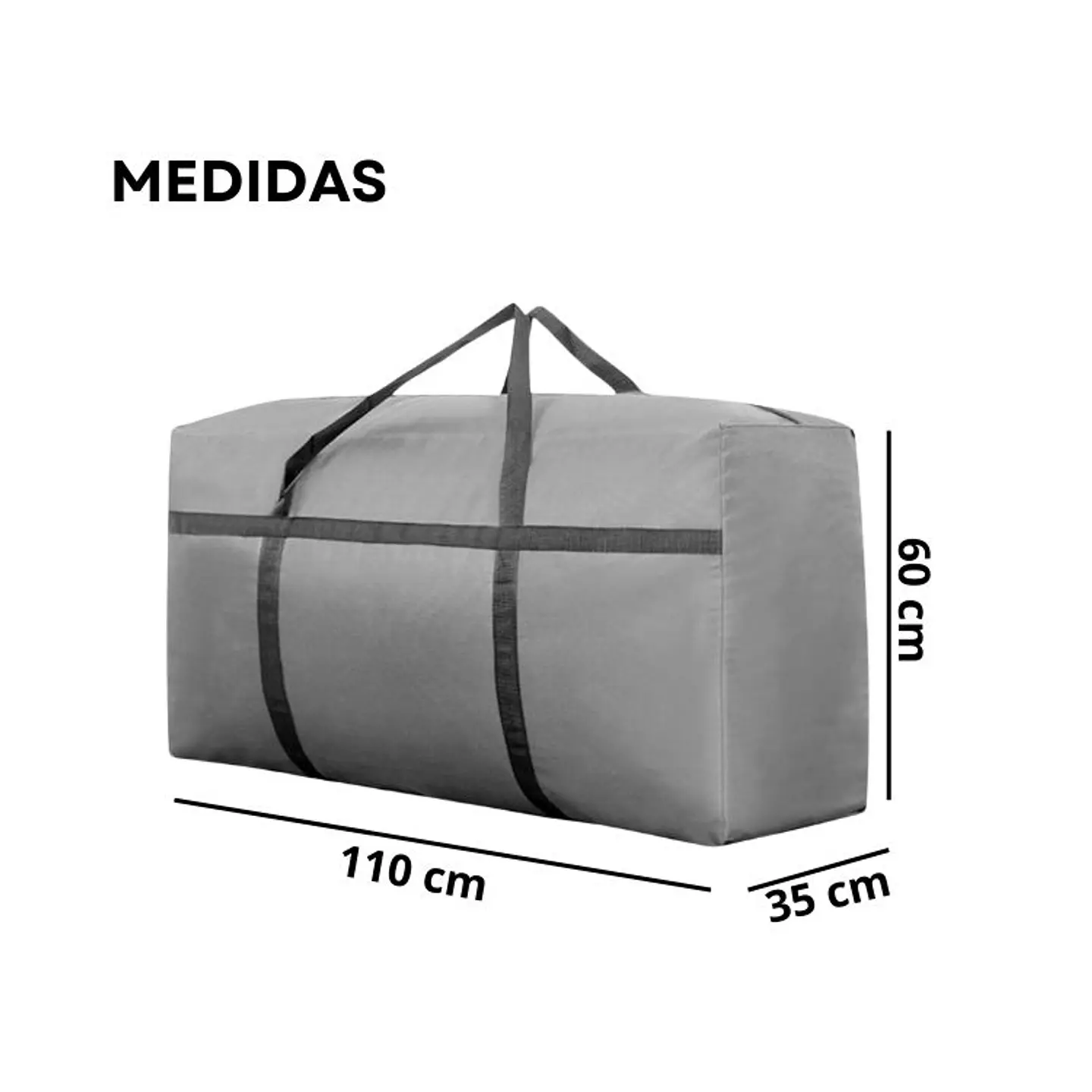 Bolsa Maleta de Equipaje Resistente Mudanza Viajes 2