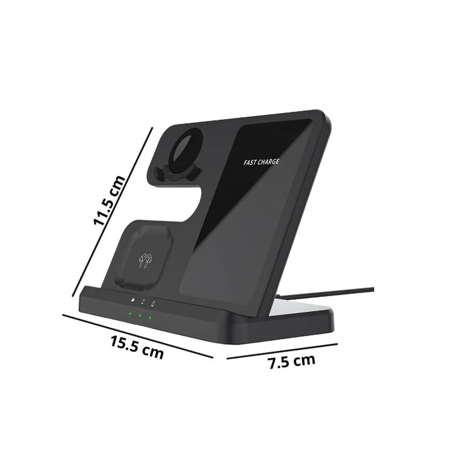 Cargador Magnético Inalámbrico 3 en 1 Plegable Multifuncional 3