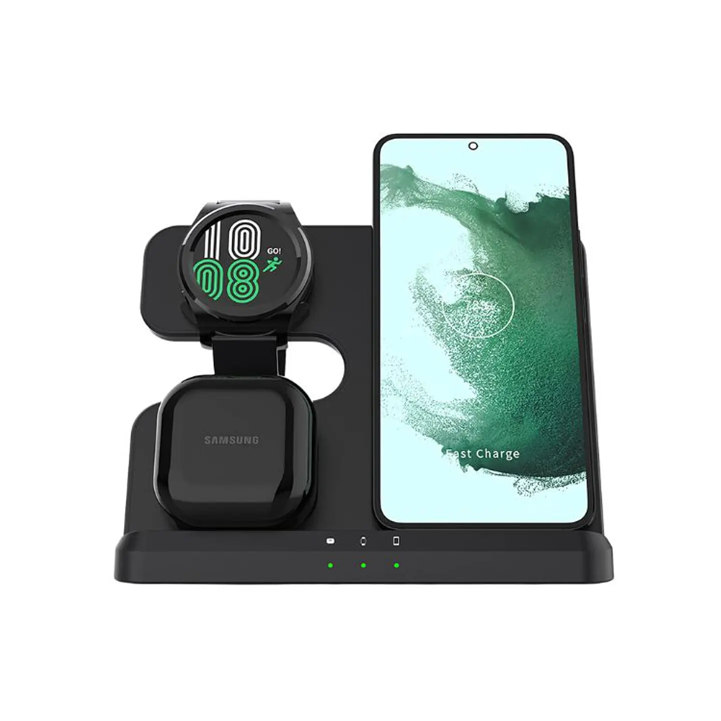 Cargador Magnético Inalámbrico 3 en 1 Plegable Multifuncional 1