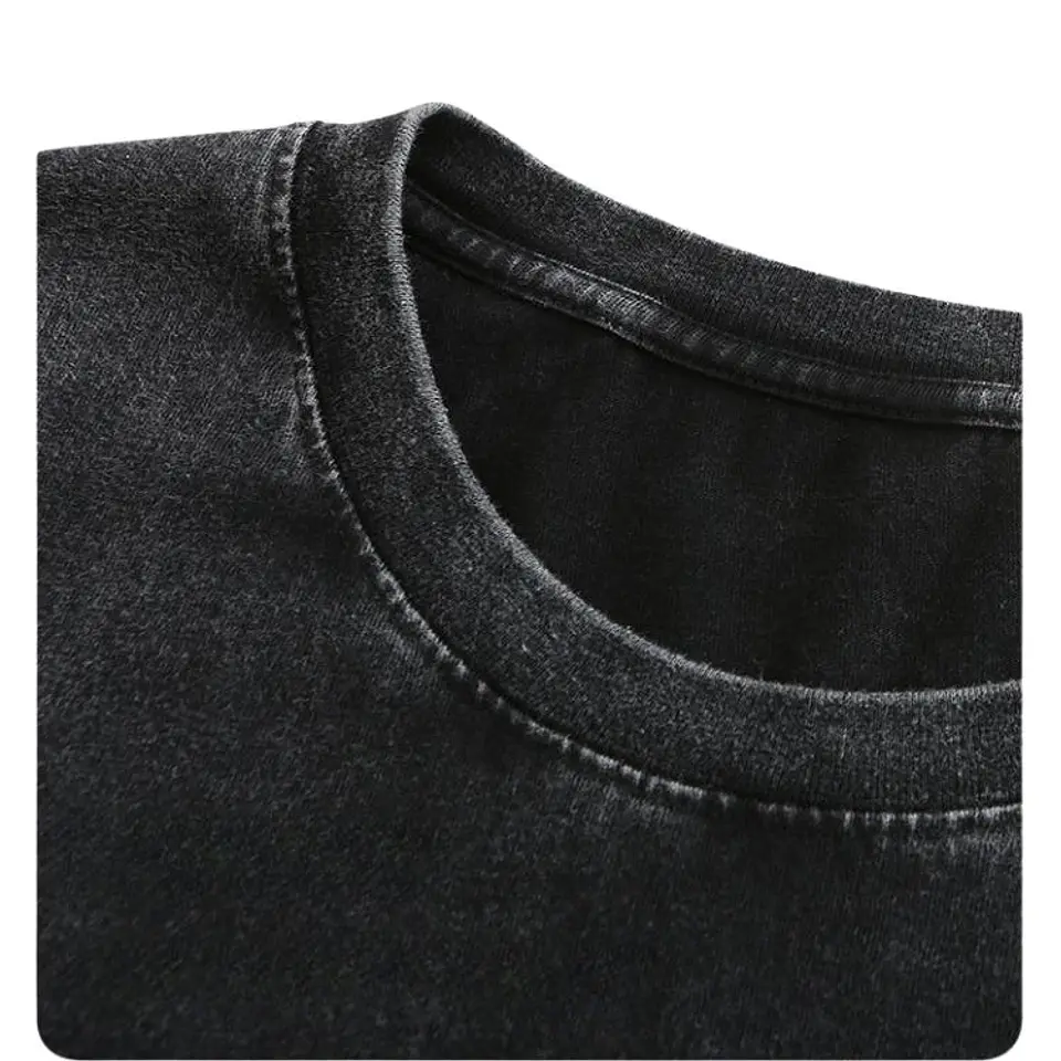 Polera De Algodón Estilo Desgastada Vintage 5