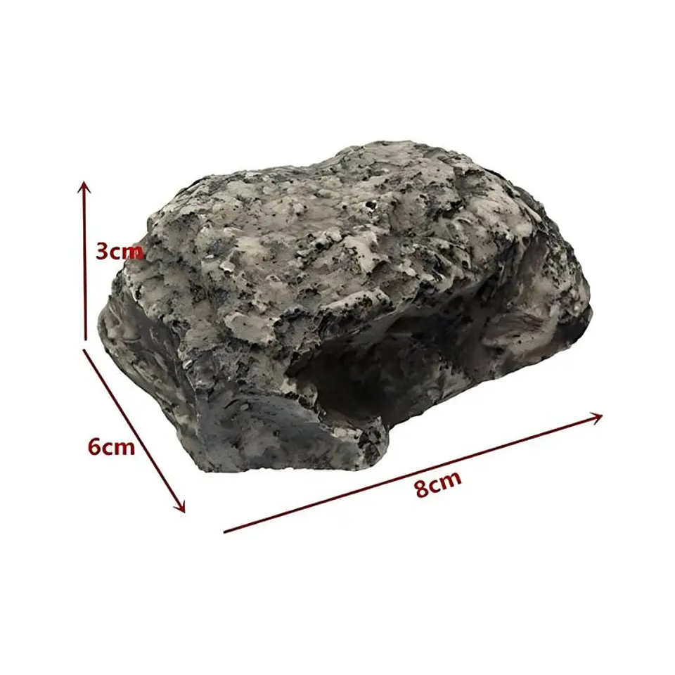 Caja Escondite De Llaves Seguro Camuflaje Forma De Piedra 3