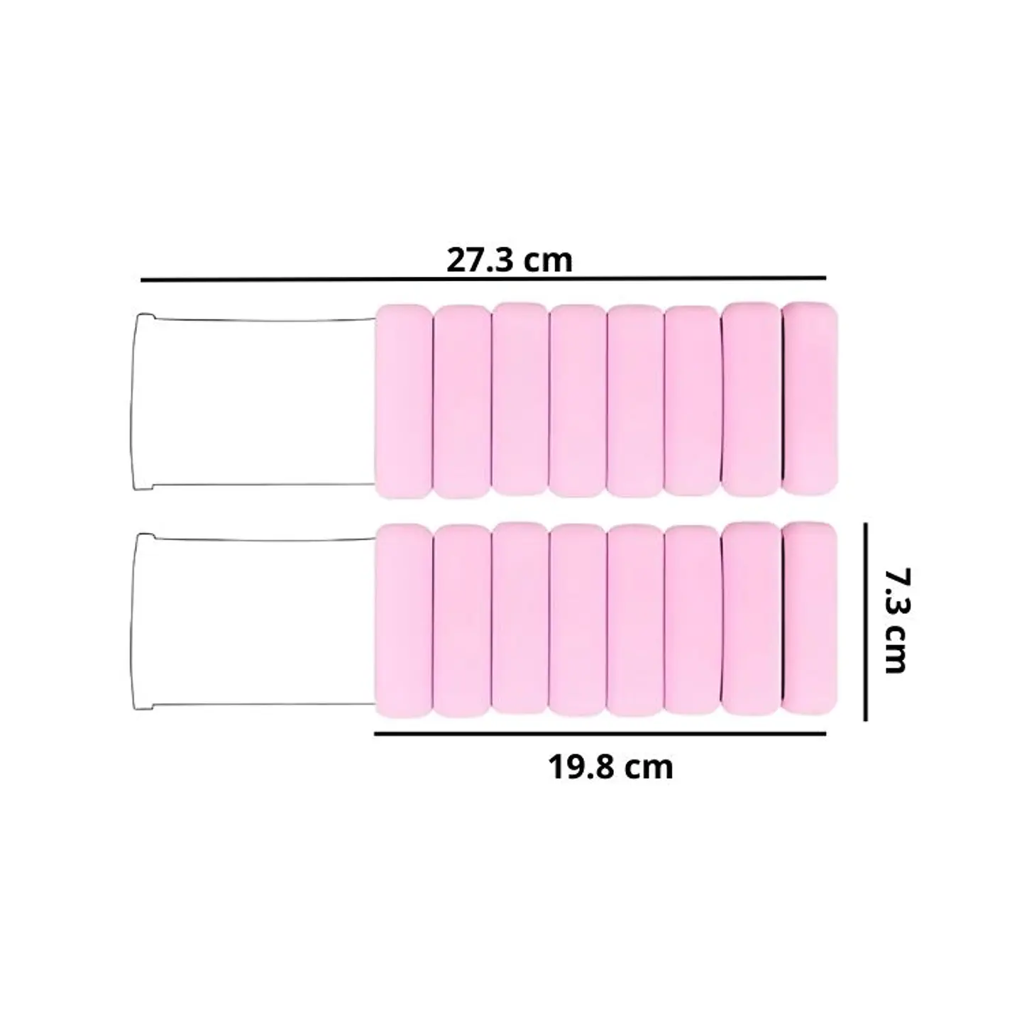 Pack 2 Pulseras de Entrenamiento Soporte de Peso 1Kg  4