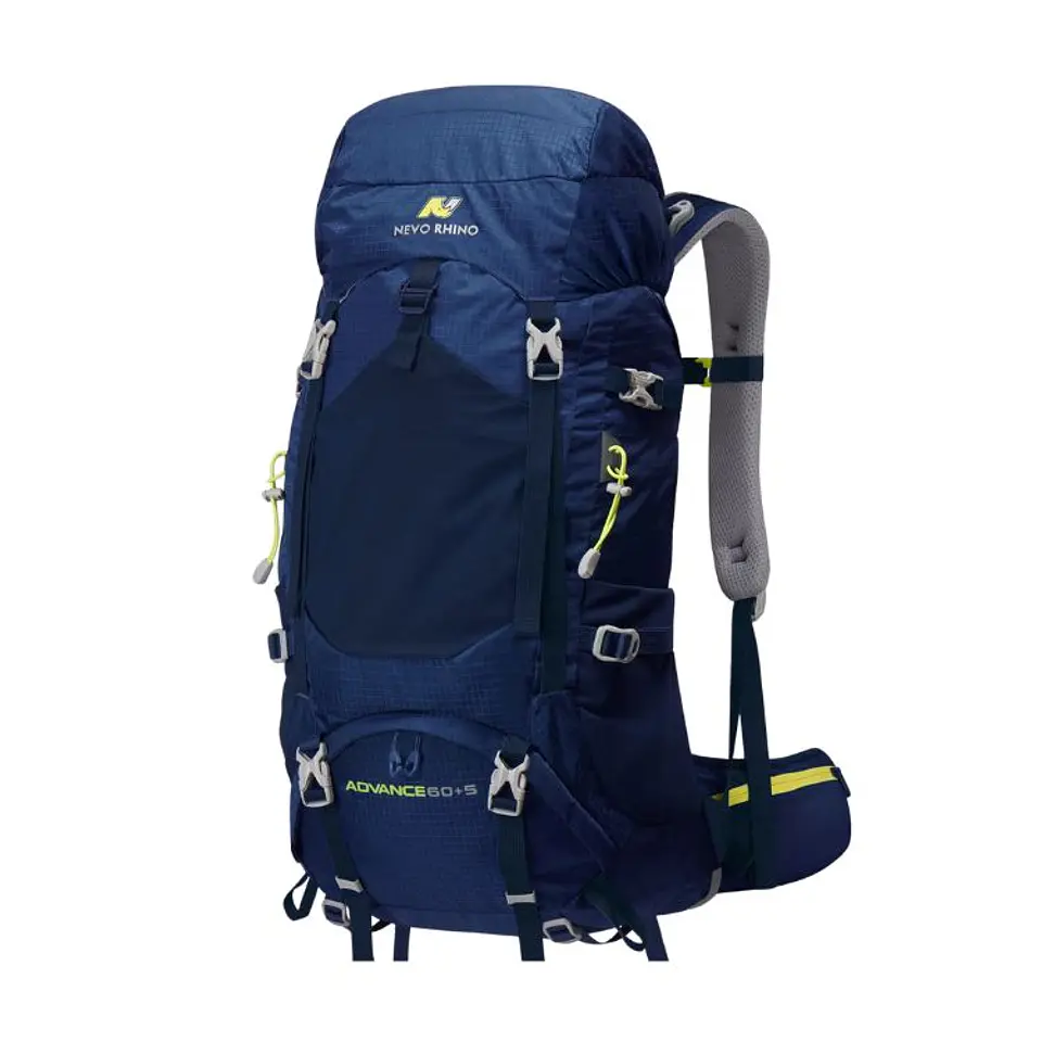 Mochila De Senderismo 65l Montañismo Impermeable Y Liviana 15