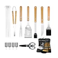Set De 18 Piezas Utensilios Parrillero Asado Acero Inoxidable - Miniatura 1
