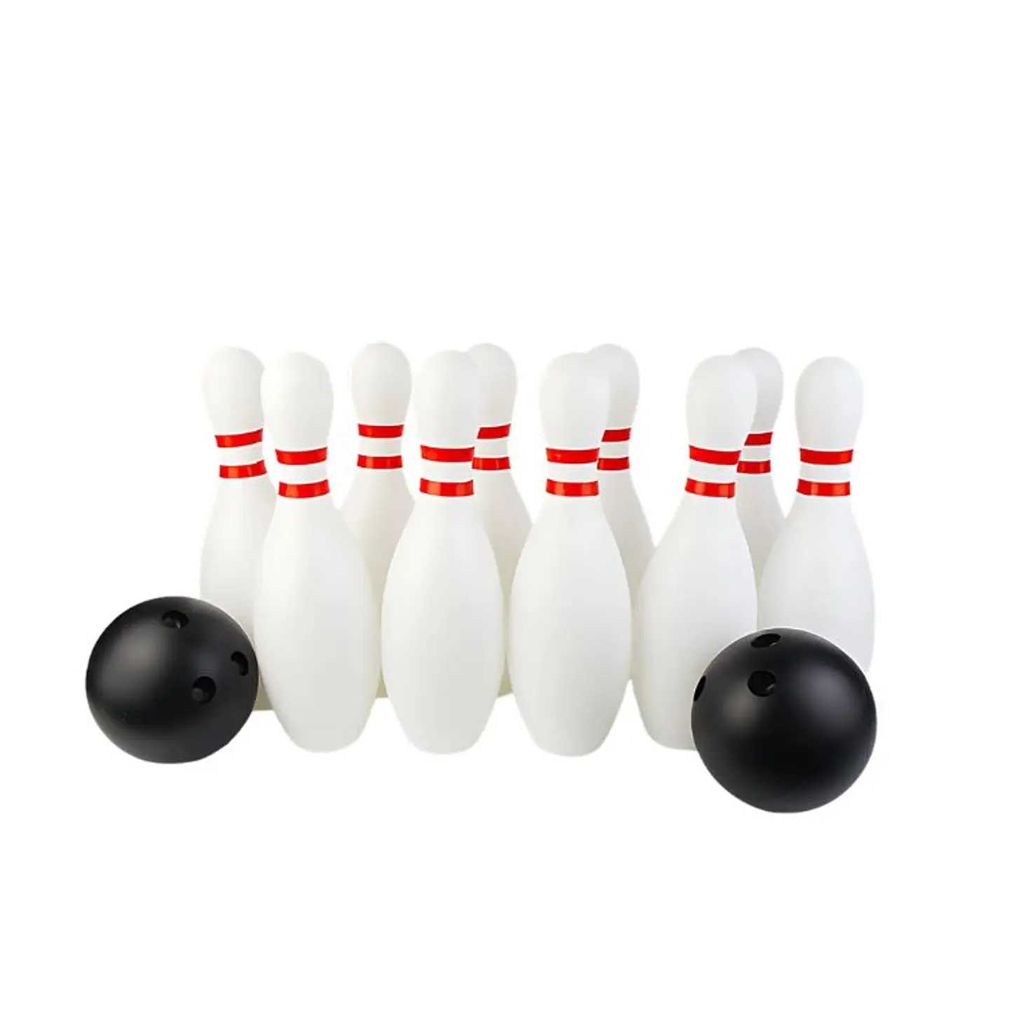 Bowling Para Niños Blanco Juguete 10 Pinos + 2 Pelotas 1
