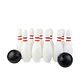 Bowling Para Niños Blanco Juguete 10 Pinos + 2 Pelotas - Miniatura 1