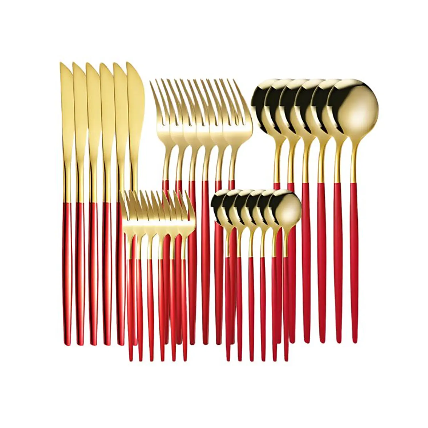 Set De 30 Cubiertos De Mesa Acero Inoxidable 1