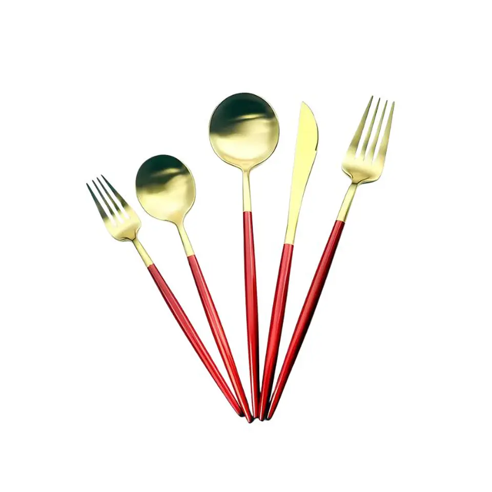 Set De 30 Cubiertos De Mesa Acero Inoxidable 4