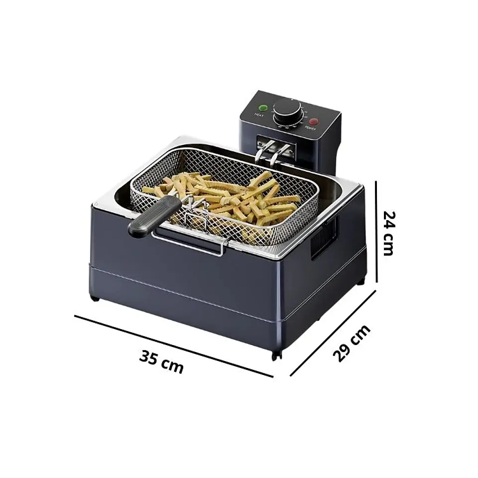 Freidora De Aceite Eléctrica Moderna 10ltrs Monocilindrico 3