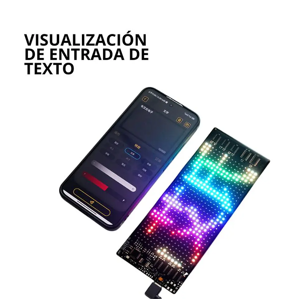Pantalla LED Autos Flexible Publicidad Móvil 12x59 CM 7