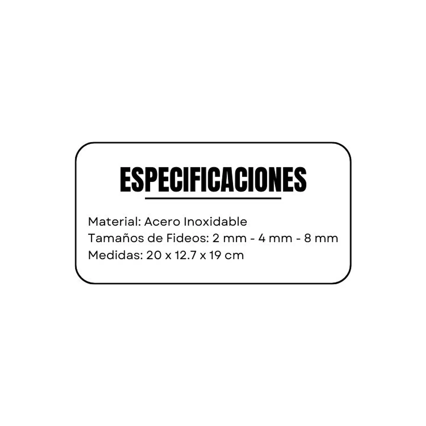 Maquina Laminadora Para Pasta Casera Acero Inoxidable 6