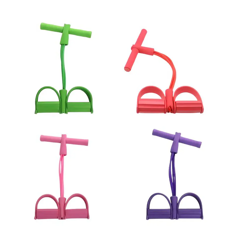 Pack 4 Ligas De Resistencia Piernas 6 Tubos Bandas Elasticas 1