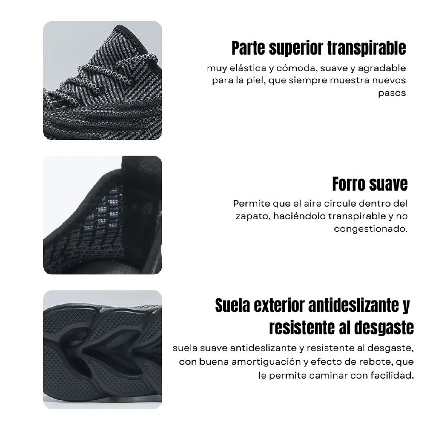 Zapatillas Deportivas Calzado Transpirable Versatil Unisex 3