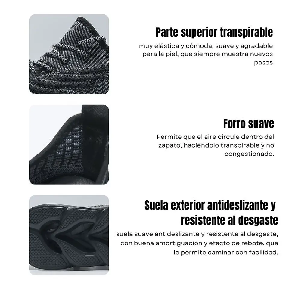 Zapatillas Deportivas Calzado Transpirable Versatil Unisex 3