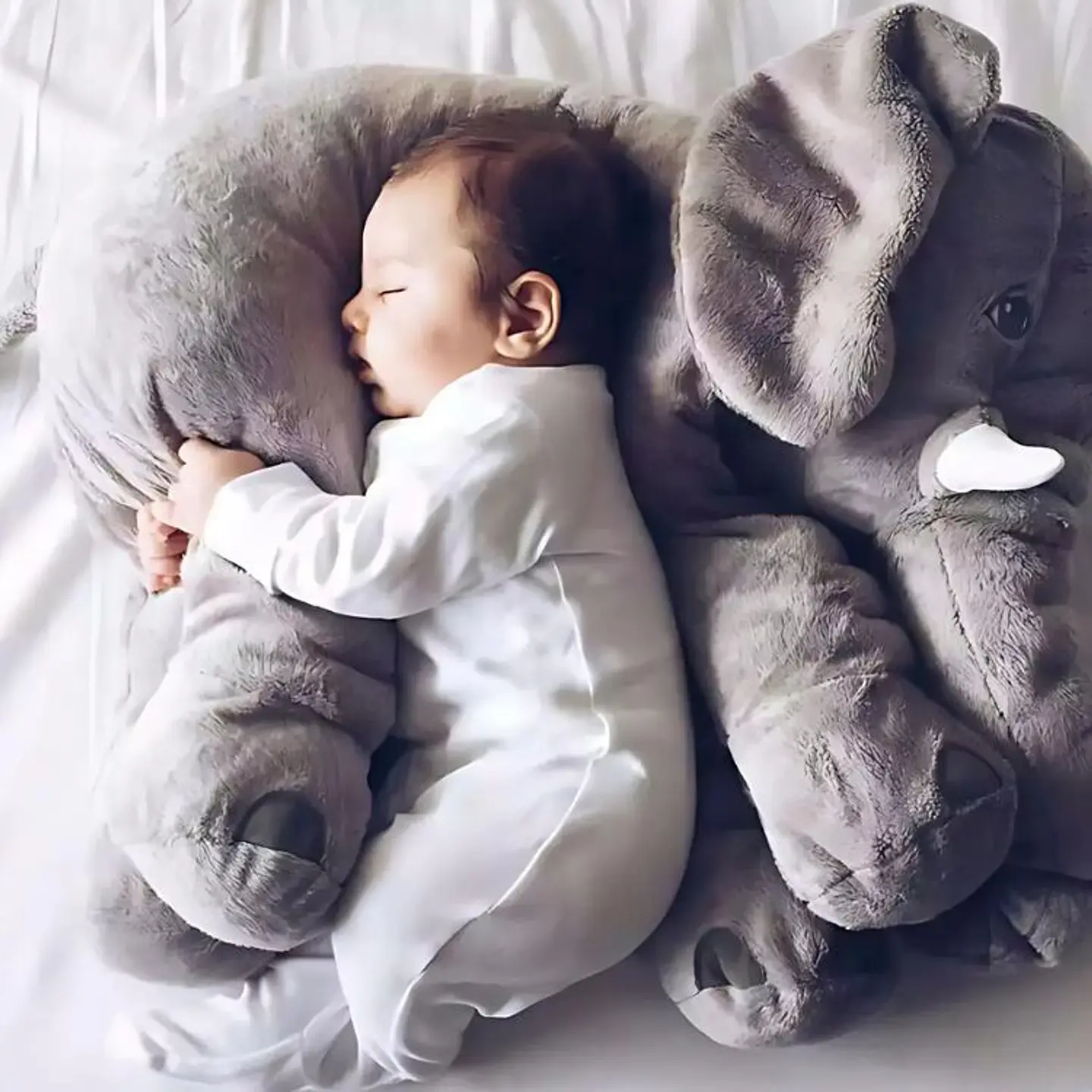 Almohada Para Bebe Peluche Diseño Elefante 5