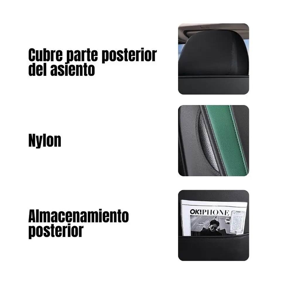 Pack Funda Protectora De Asientos Para Autos 6