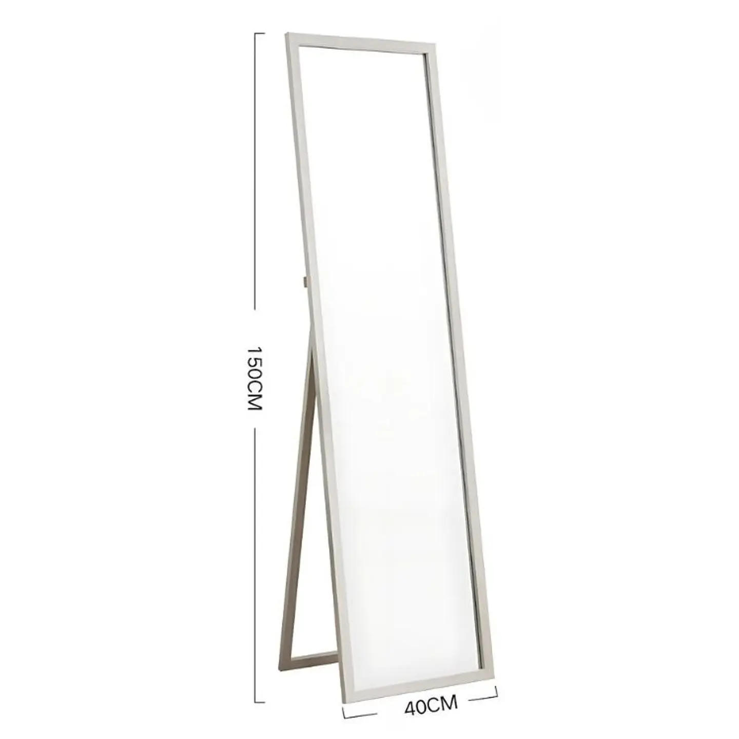 Espejo Cuerpo Entero 150x40cm Base Plegable Estilo Japones 7