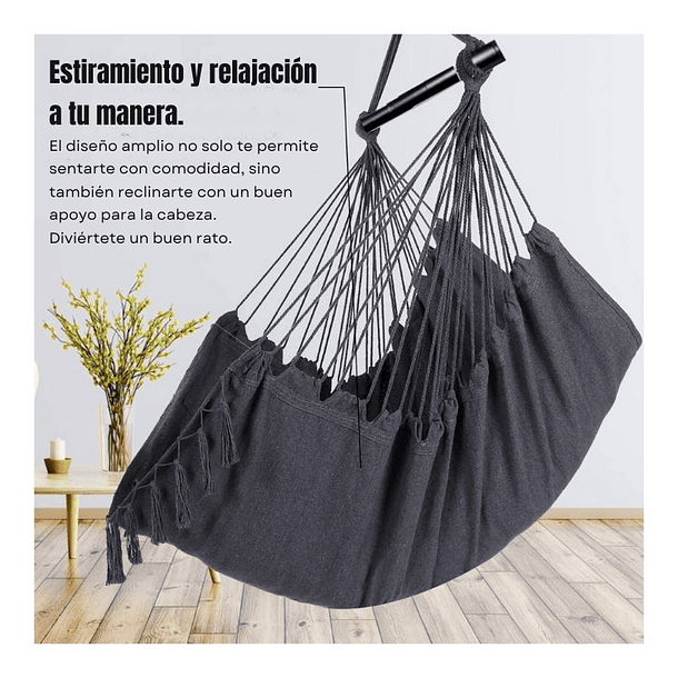 Silla Hamaca Colgante Elegante Estilo Boho Moderna 7