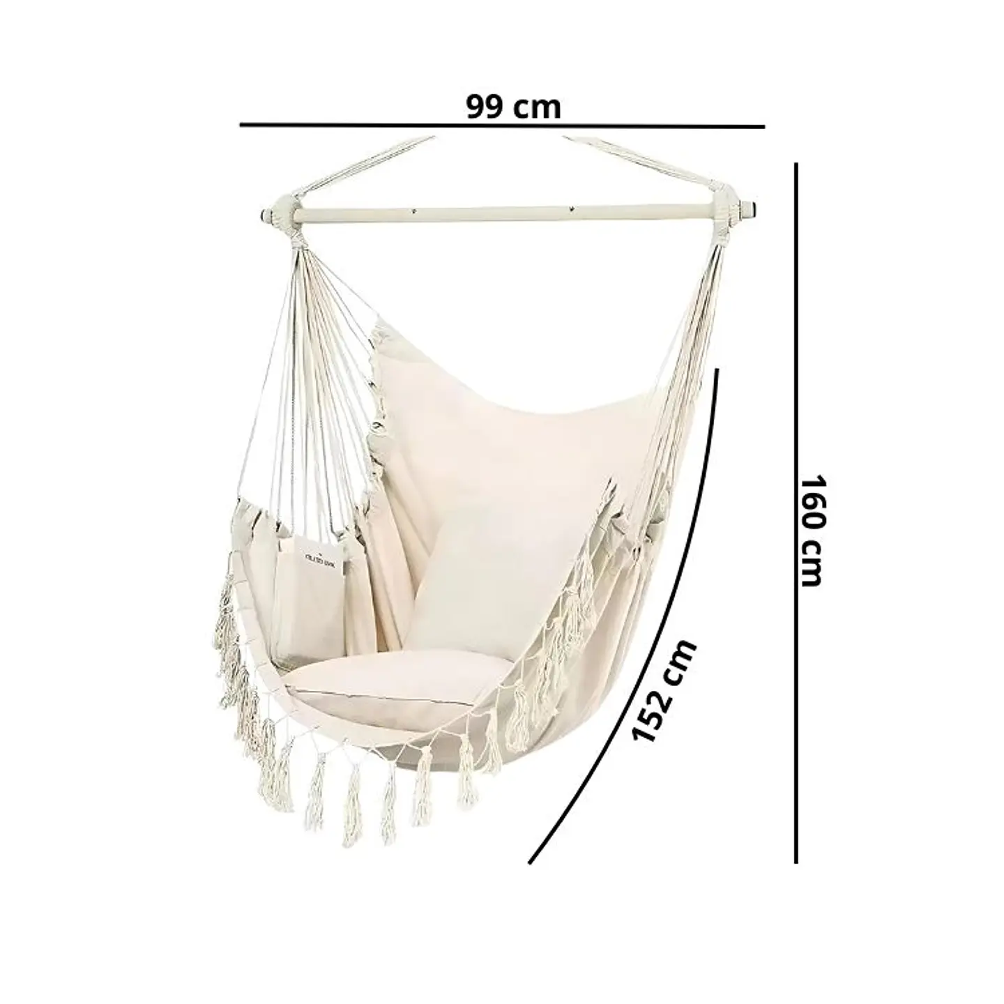 Silla Hamaca Colgante Elegante Estilo Boho Moderna 6