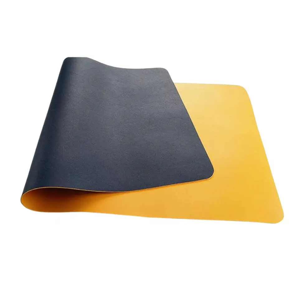 Alfombrilla Mousepad Cuero Doble Cara 80 X 40 Cm Impermeable 2