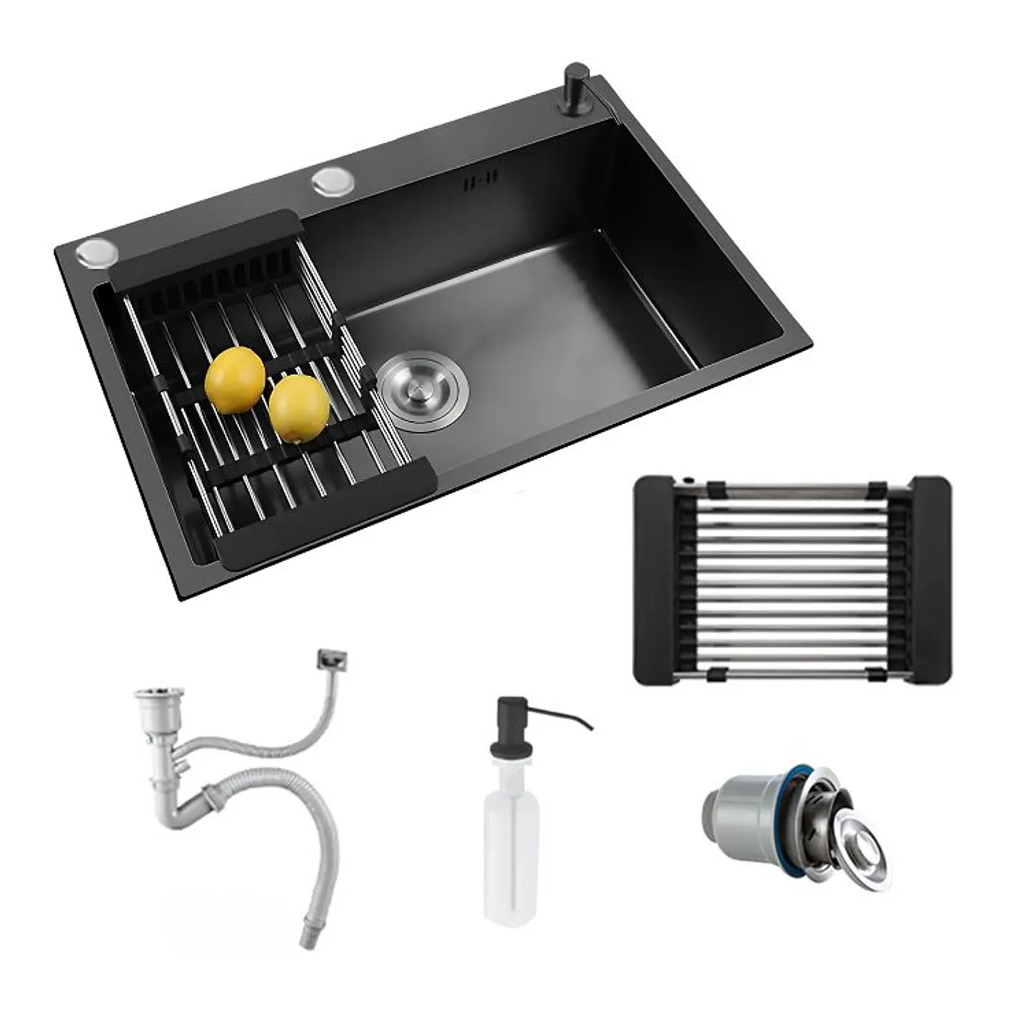Lavaplatos Mate Acero Inoxidable 44x28 Encastre 3