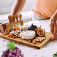 Tabla de Madera Para Picoteo Con 4 Cuchillos - Miniatura 4