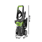 Hidrolavadora De Alta Presión 2400W Hidrojet Potente 220v - Miniatura 2