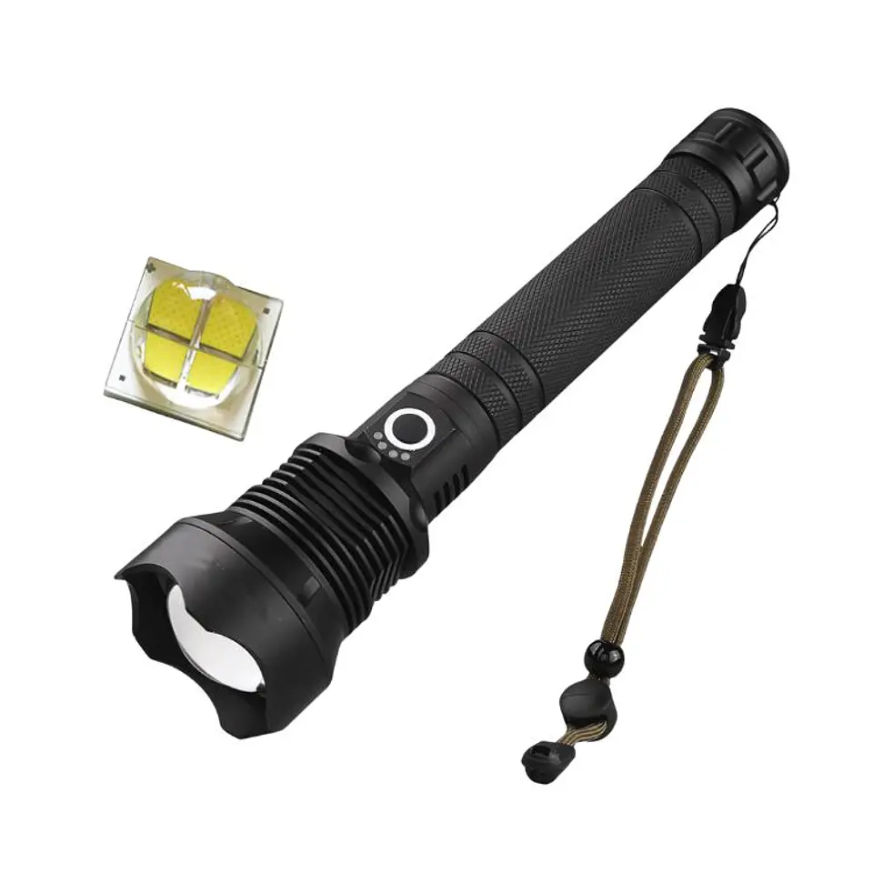 Linterna Led 50W Tactica Recargable Usb 2