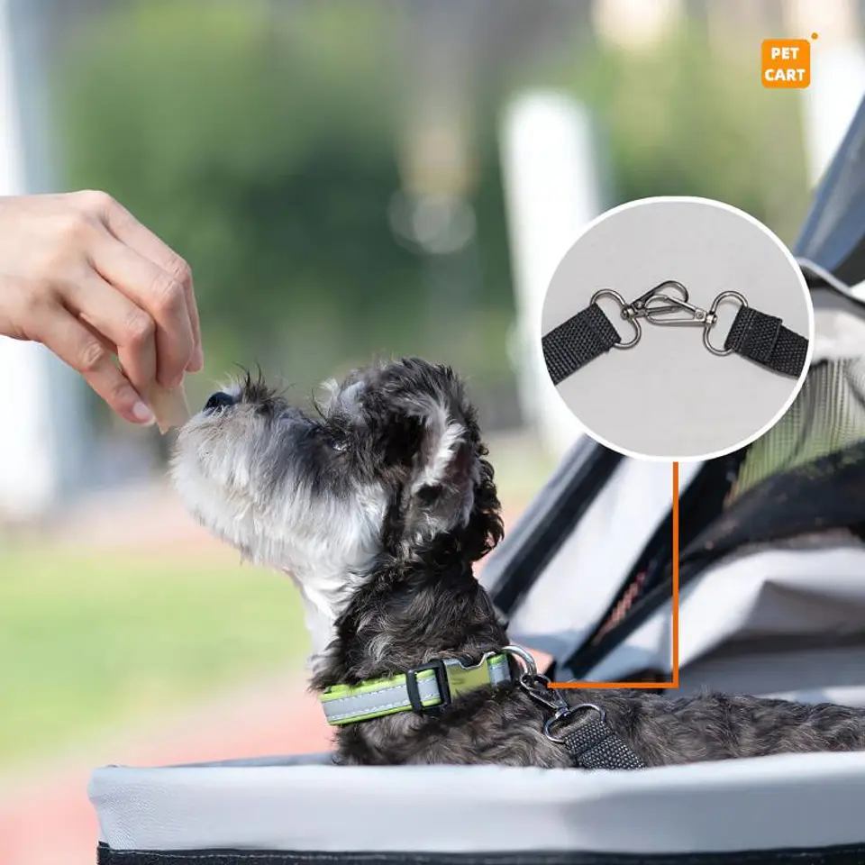 Coche Para Mascotas Raza Pequeña Plegable 20kg 6
