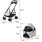Coche Para Mascotas Raza Pequeña Plegable 20kg - Miniatura 5