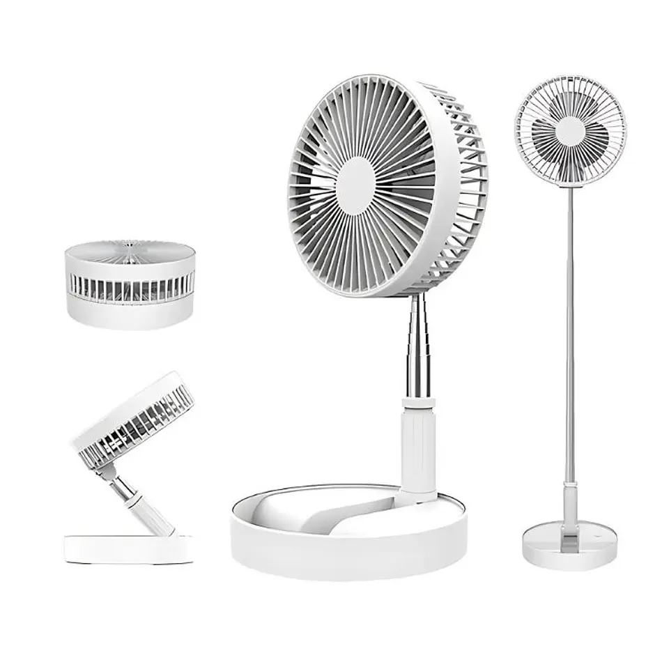 Ventilador USB Portatil Recargable Extensible 3