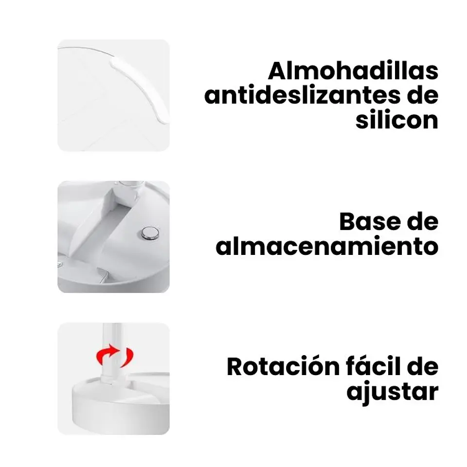 Ventilador USB Portatil Recargable Extensible 4