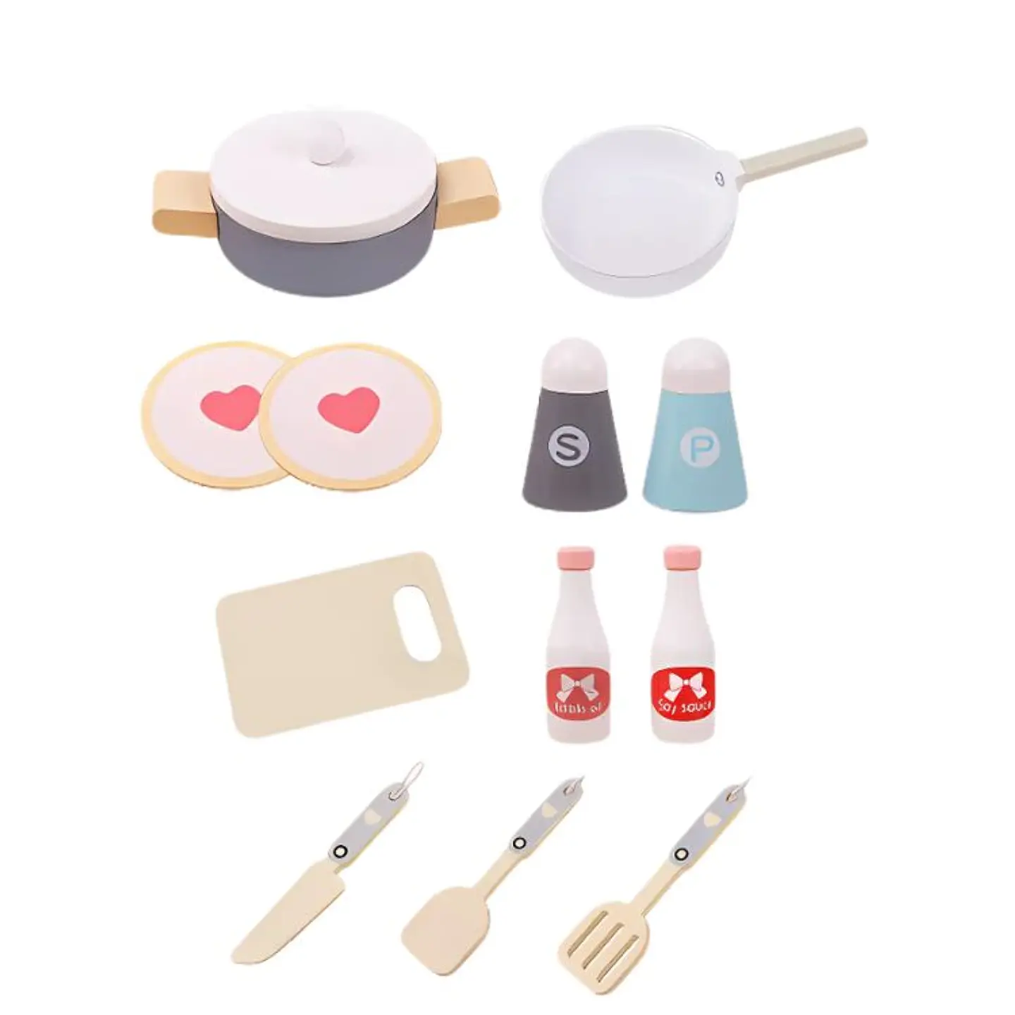 Juego Set De Cocina+Utensilios De Madera 3