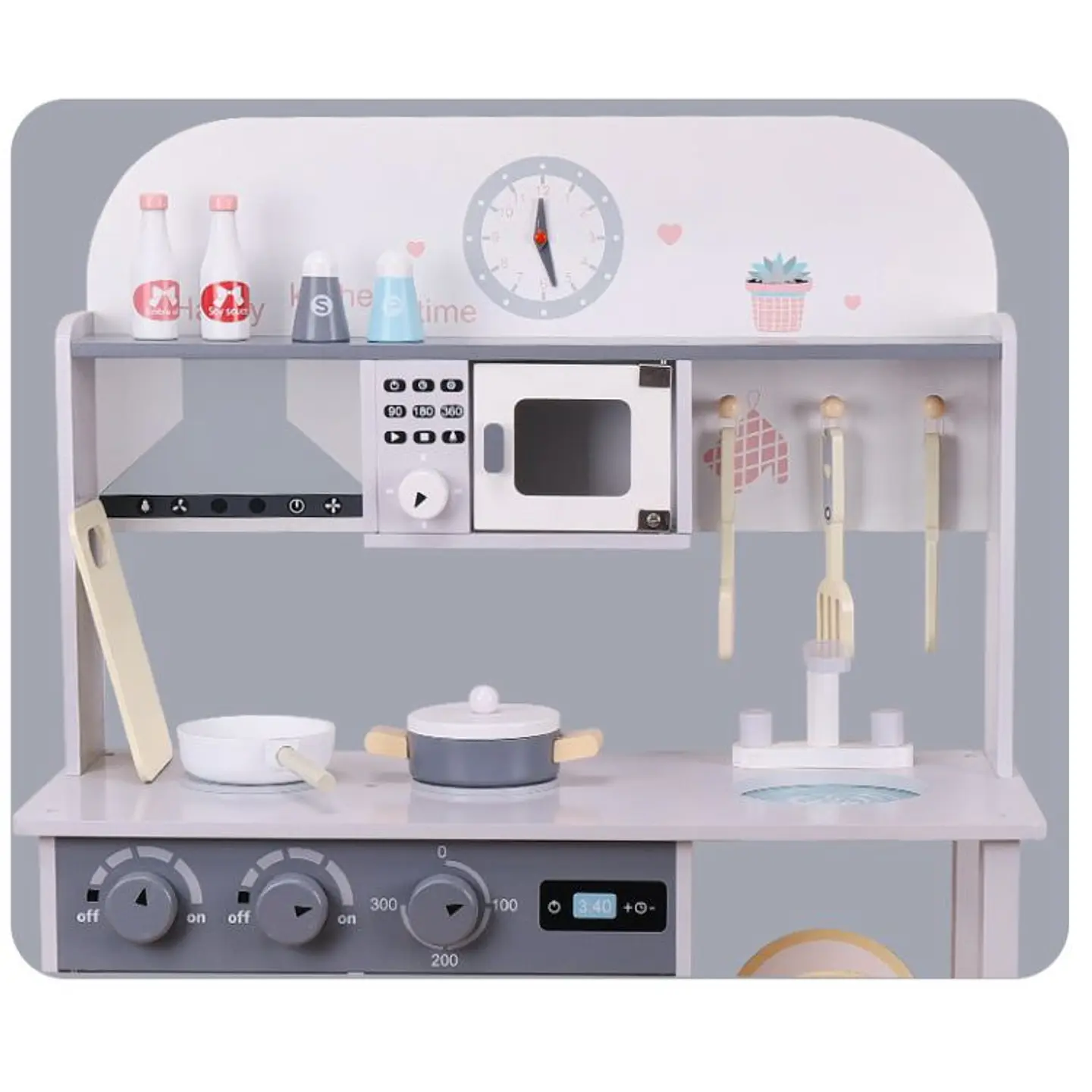 Juego Set De Cocina+Utensilios De Madera 5