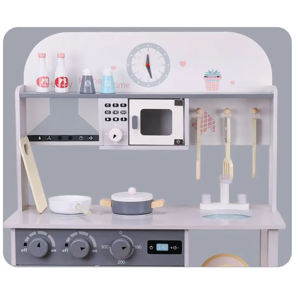 Juego Set De Cocina+Utensilios De Madera 5