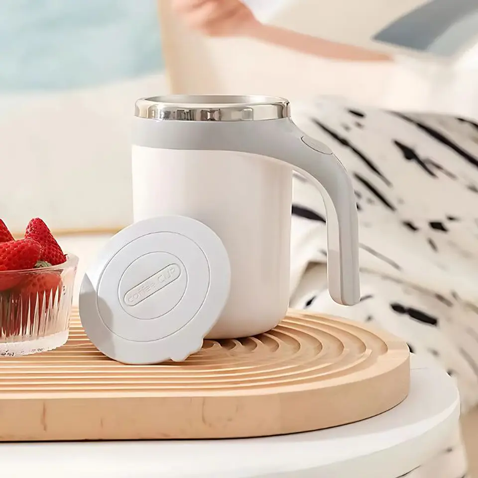Taza Mezcladora USB Acero Inox. 350ML 6