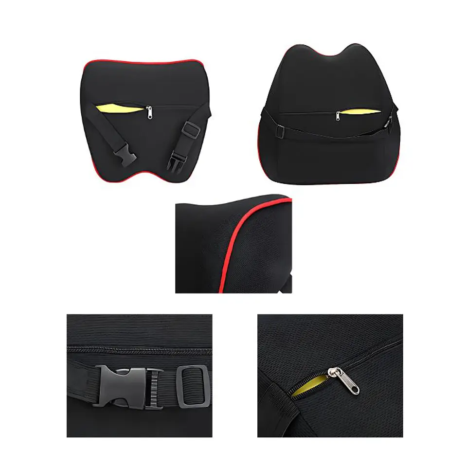 Cojin de Cuello Soporte Asiento Para Auto Reposacabezas  3