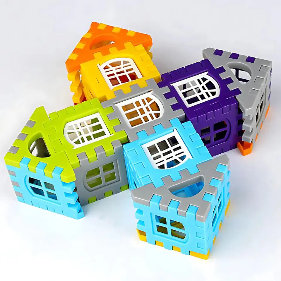 Kit Bloques De Construcción Educativos Niños 150 Piezas 7