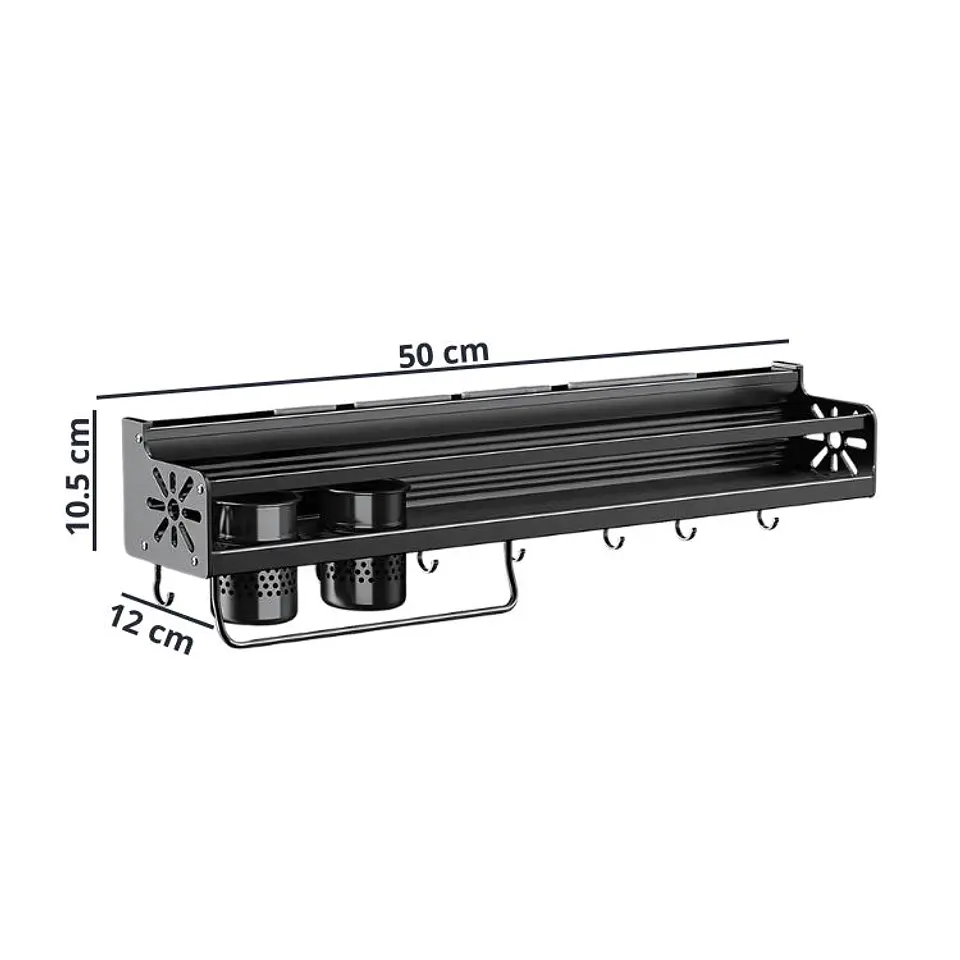 Soporte Pared Para Utensilios de Cocina Multiuso 3
