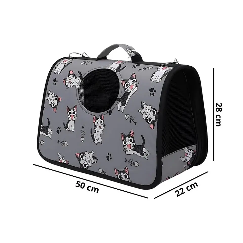 Bolso De Traslado Para Gatos O Perros De Raza Pequeña 3